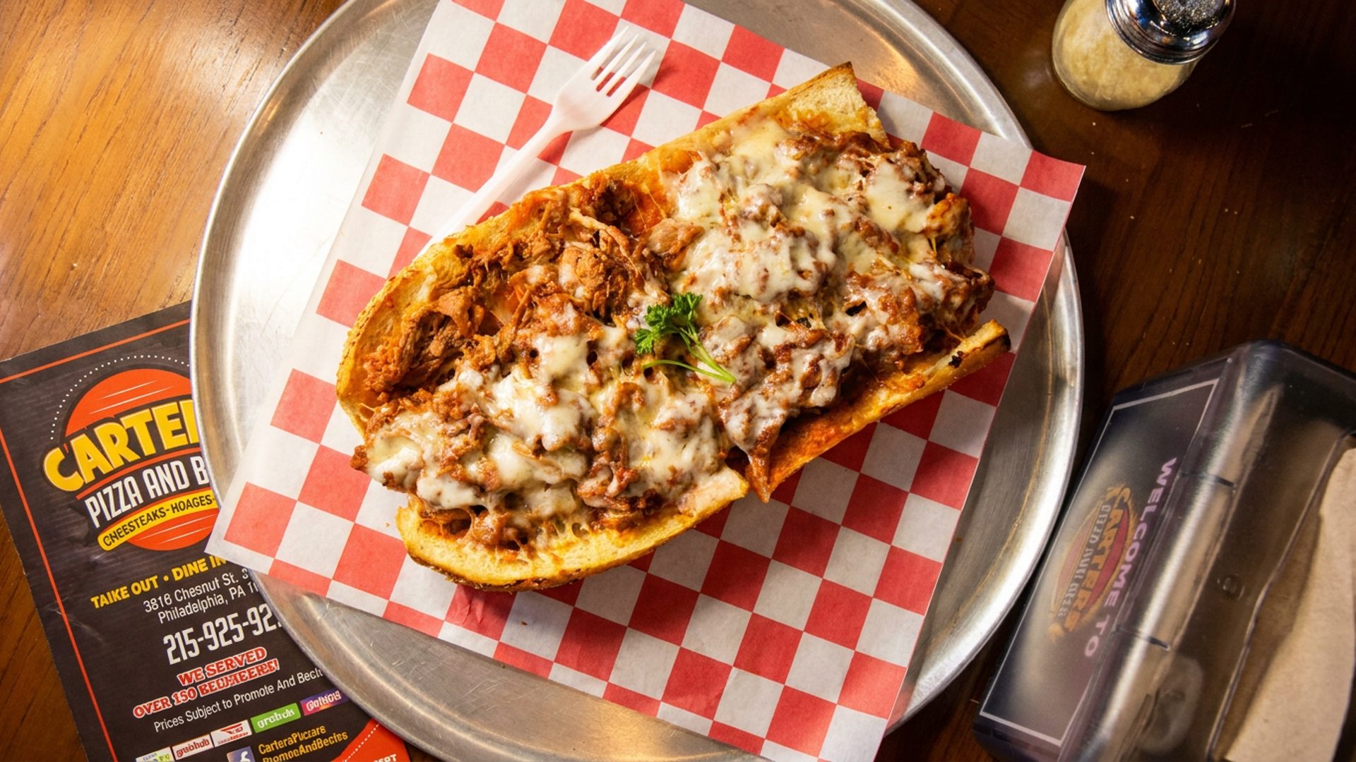 One pound of ribeye on every cheesesteak