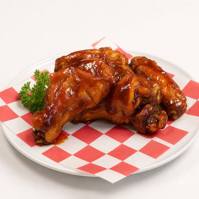 Wings 6 pieces.