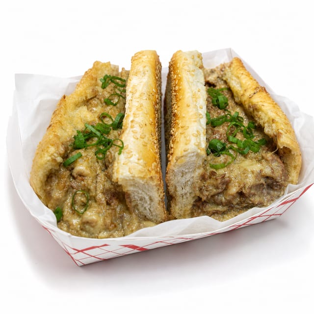 Korean Bulgogi Cheese Steak.
